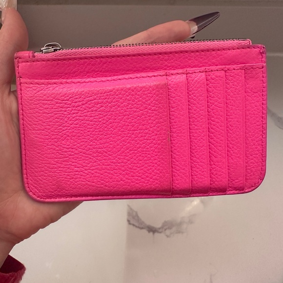 rare balenciaga logo print zip cardholder - Picture 3 of 10